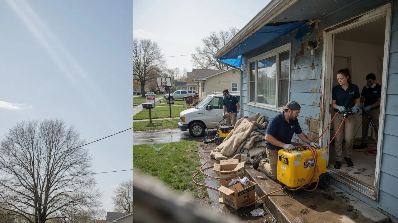 Basement Flood Cleanup in Chili, WI near me